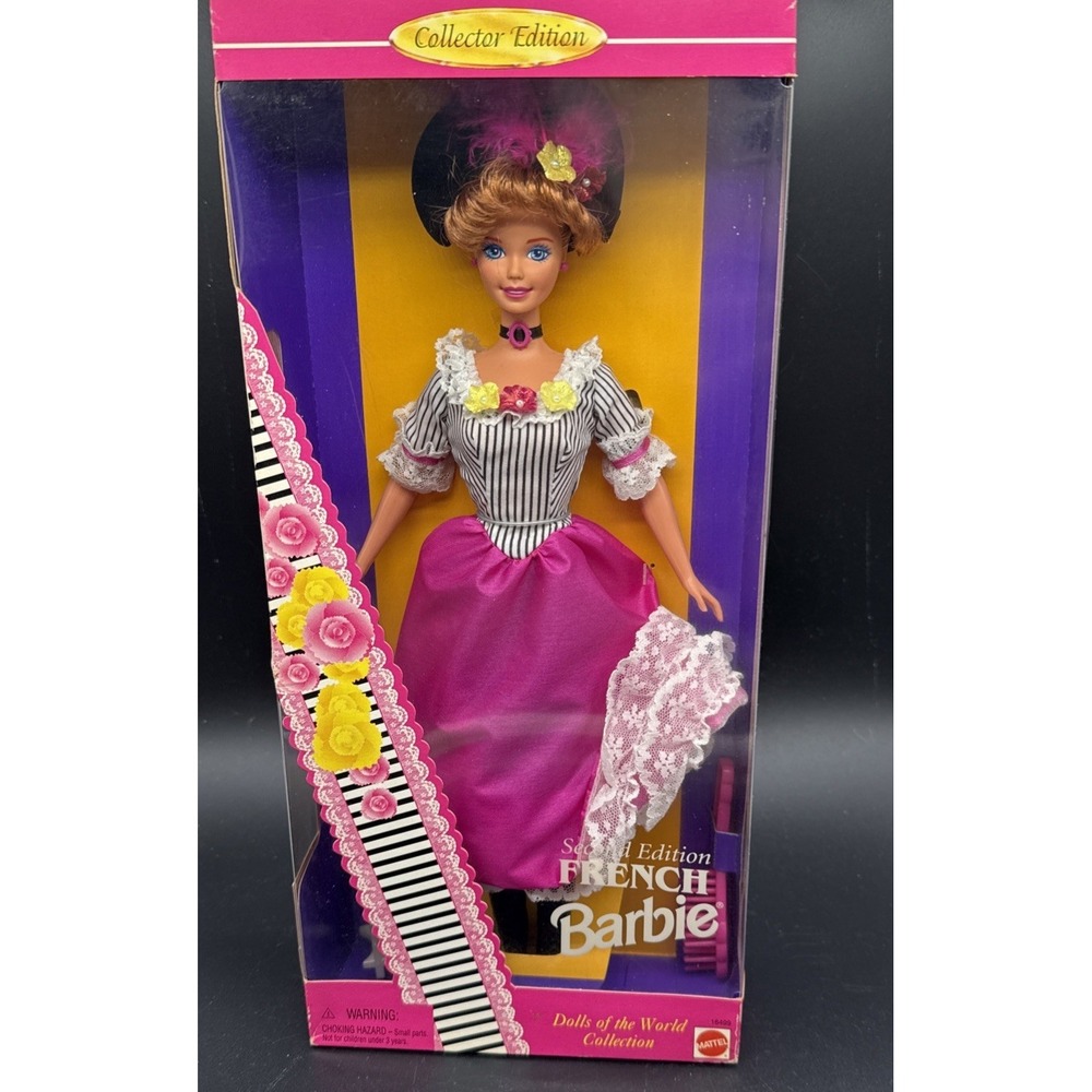 1996 French Barbie Dolls of the World 2nd Edition Collector Mattel 16499 NIB